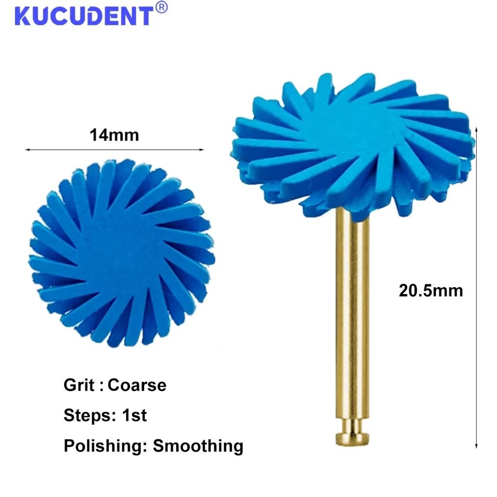 Dental Composite Resin Polishing Discs And Rubber Polishers 6 Piece Set For Professional Finishing 2