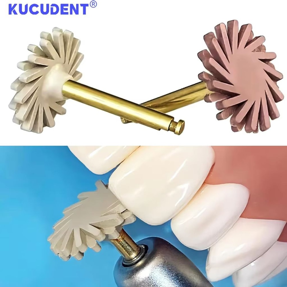 Dental Composite Resin Polishing Discs And Rubber Polishers 6 Piece Set For Professional Finishing 3