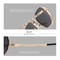 GCV Retro Womens Rectangular Metal Frame Sunglasses With Polaroid Lenses 3