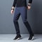 Mens Casual Slim Fit Jogger Pants Straight Elastic Waist Trousers 1