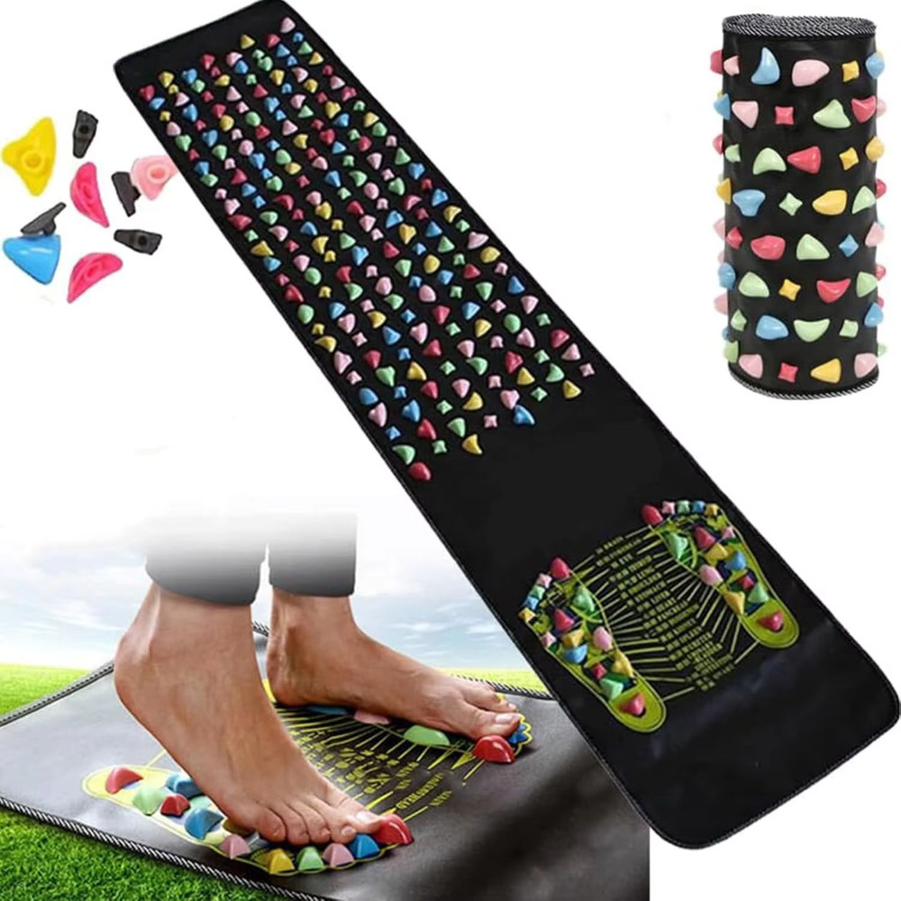 Acupressure Reflexology Foot Massage Pad Health Care Foot Massager For Pain Relief Relaxation 0