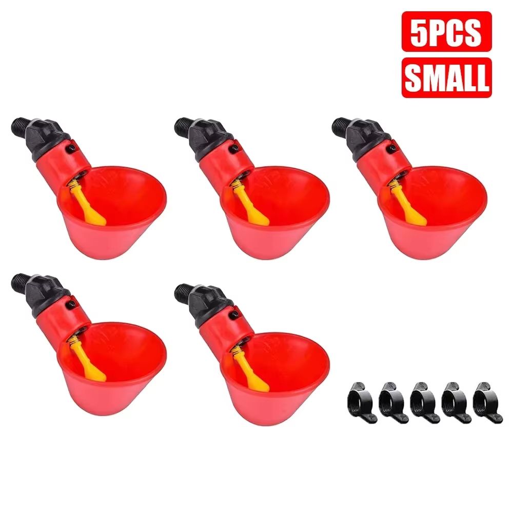 Automatic Poultry Drinking Cups 51020 Pcs Chicken Waterer Bowls For Hens Ducks And Small Birds 6
