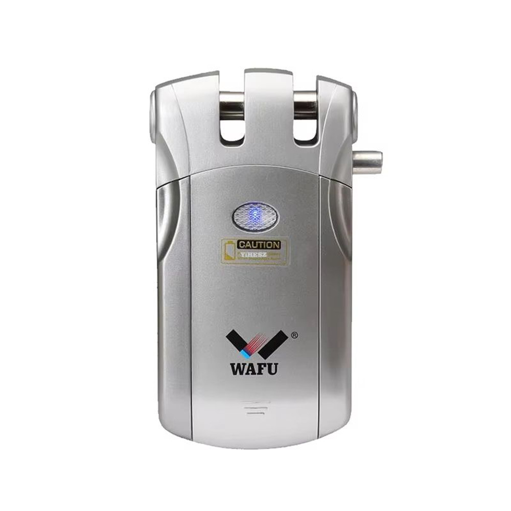 Wafu 019 Invisible Smart Door Lock 433MHz Remote Control Deadbolt With 5 ChromePlated Controllers 1