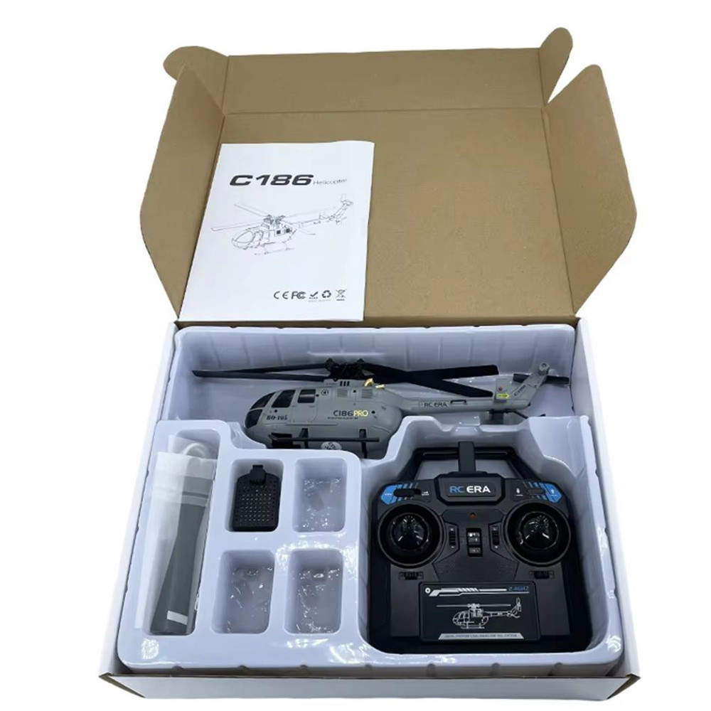 C186 Pro RC Helicopter With 6Axis Gyro Stabilization  Precision Remote Control Helicopter For Begin 5