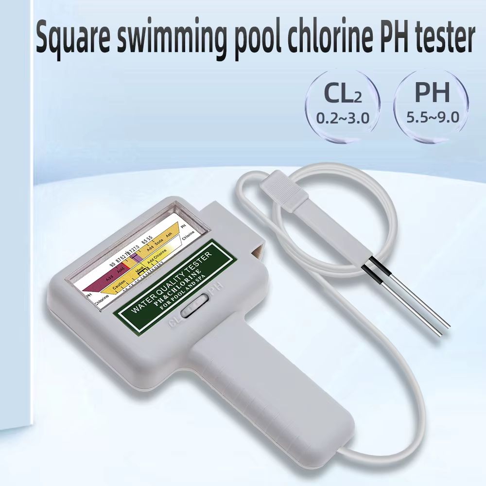 AquaCheck Pro 2in1 Digital PH And Chlorine Meter Professional Water Quality Tester For Pools Spas 0