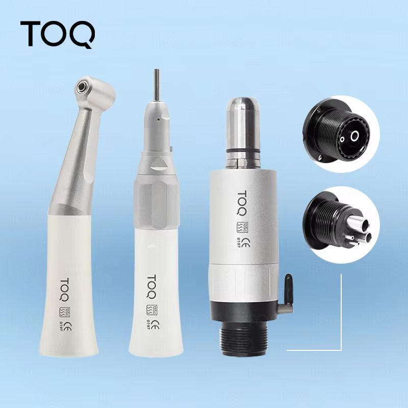 ProCare FX LowSpeed Dental Handpiece Set  24 Hole Air Motor With Contra Angle  Straight Handpiece F 2