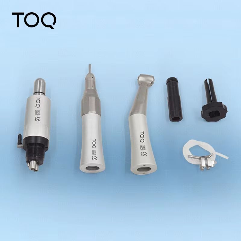 ProCare FX LowSpeed Dental Handpiece Set  24 Hole Air Motor With Contra Angle  Straight Handpiece F 4
