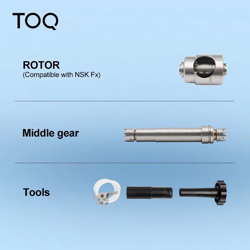 ProCare FX LowSpeed Dental Handpiece Set  24 Hole Air Motor With Contra Angle  Straight Handpiece F 5