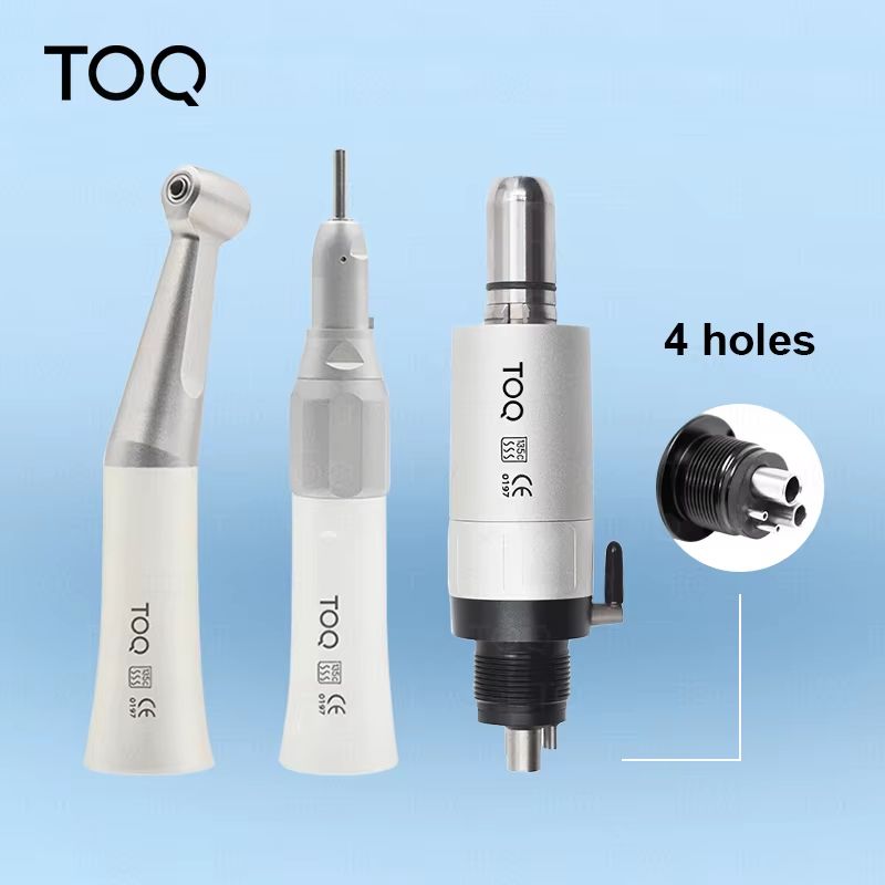 ProCare FX LowSpeed Dental Handpiece Set  24 Hole Air Motor With Contra Angle  Straight Handpiece F 8