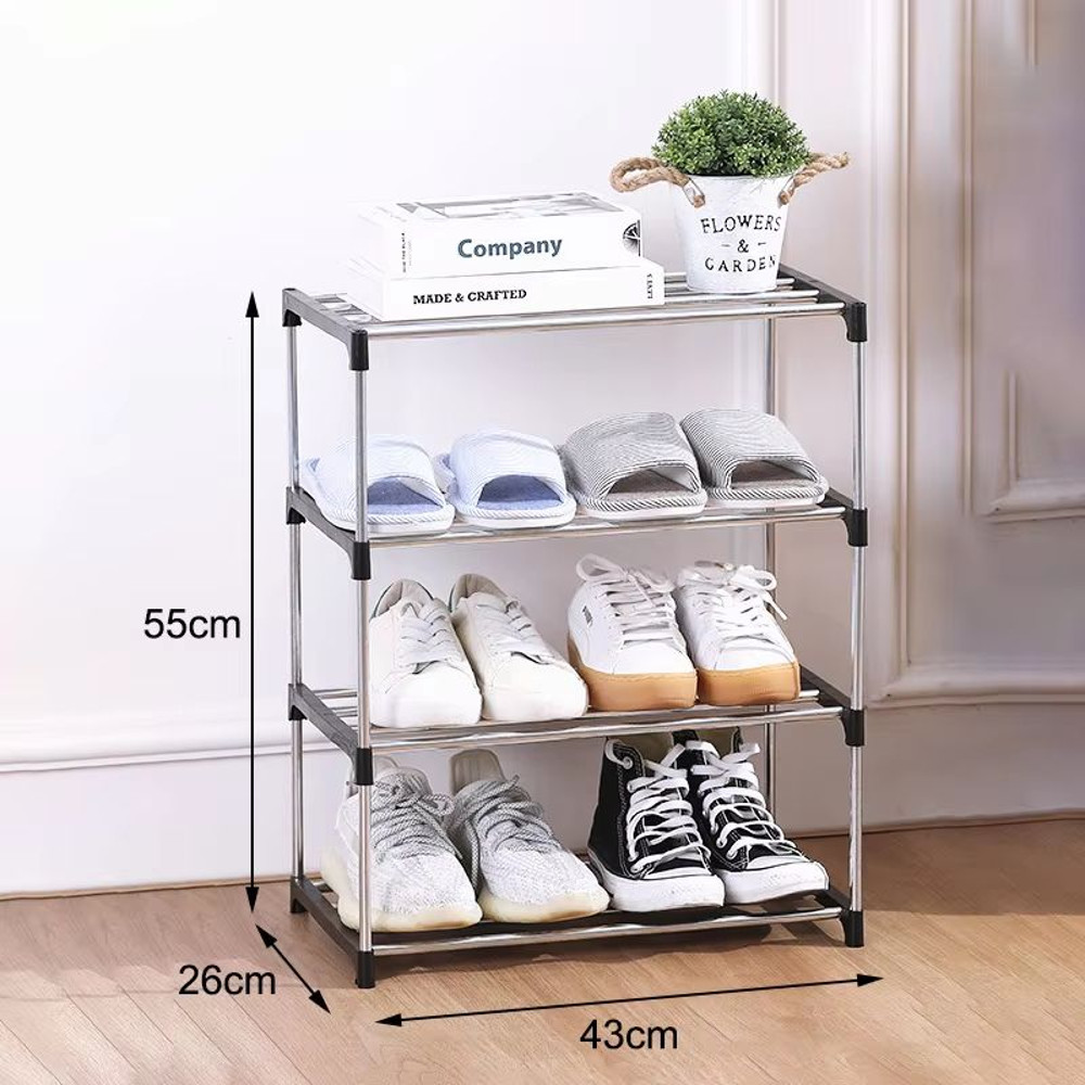 FlexiSpace 34Tier MultiLayer Shoe Rack SpaceSaving Storage Organizer For Neat Modern Homes 9
