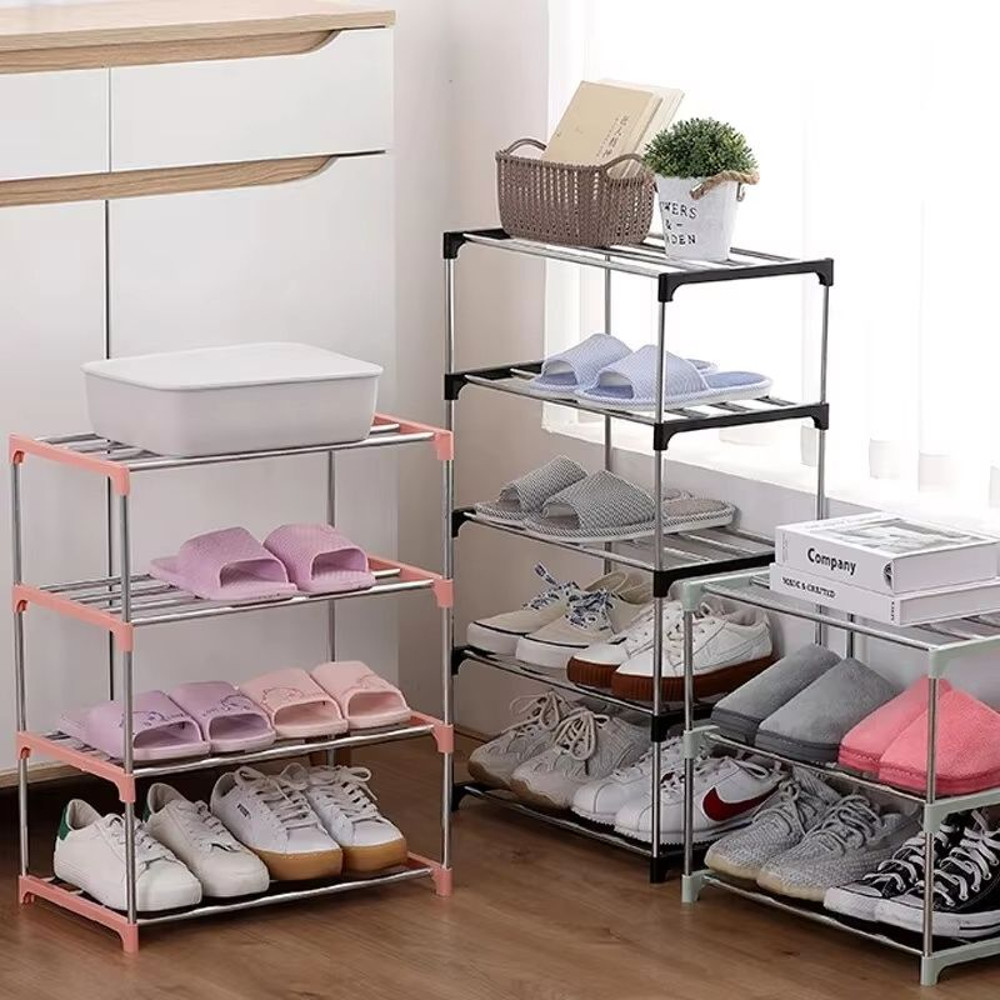 FlexiSpace 34Tier MultiLayer Shoe Rack SpaceSaving Storage Organizer For Neat Modern Homes 1