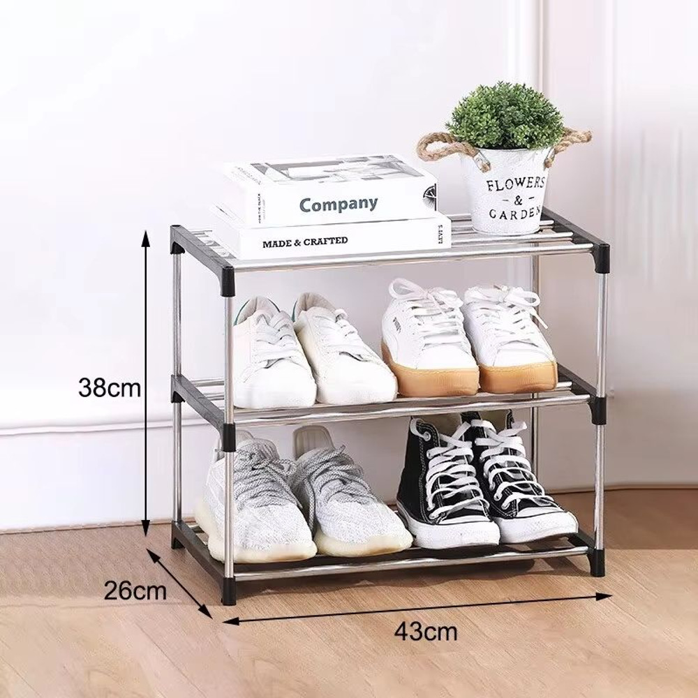 FlexiSpace 34Tier MultiLayer Shoe Rack SpaceSaving Storage Organizer For Neat Modern Homes 5