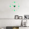 EuraGlow Luminous DIY Wall Clock Modern Silent 3D Digital Clock With PunchFree Installation For Ho 1