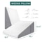 Orthopedic Wedge Pillow For Sleeping Elevated Triangle Foam Support For Acid Reflux PostSurgery Re 2