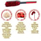 ProClean Bendable Wheel Brush Set Deep Cleaning Car Rim Tire Detailing Tool 3