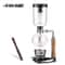 MHW3BOMBER Japanese Siphon Coffee Maker Premium Vacuum Brewer With Wooden Handle 13 Cup Glass Drip 0