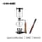 MHW3BOMBER Japanese Siphon Coffee Maker Premium Vacuum Brewer With Wooden Handle 13 Cup Glass Drip 6