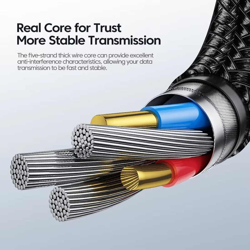 Toocki 100W USB TypeC Fast Charging Cable  6A HighSpeed Data Cable For Samsung Xiaomi Huawei OnePlu 5