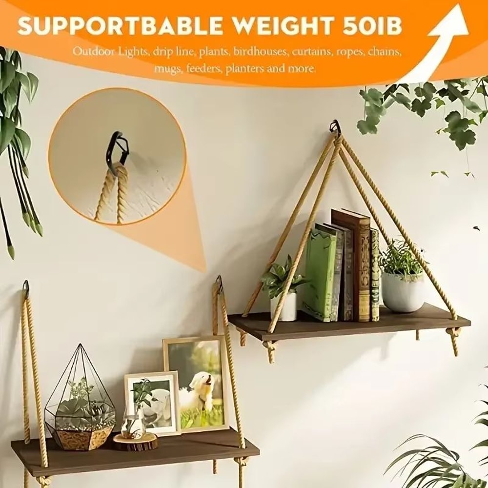 10Pcs Square Snap Safety Hooks HeavyDuty Bonsai Hanging Hooks With Secure Buckles For AntiDrop Sup 3