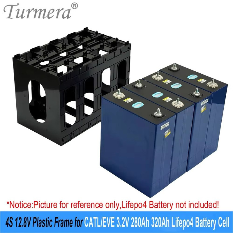 2025 FlameRetardant 12V Battery Frame For Lifepo4 Cells HeavyDuty ABSPC Plastic Holder With Latche 0