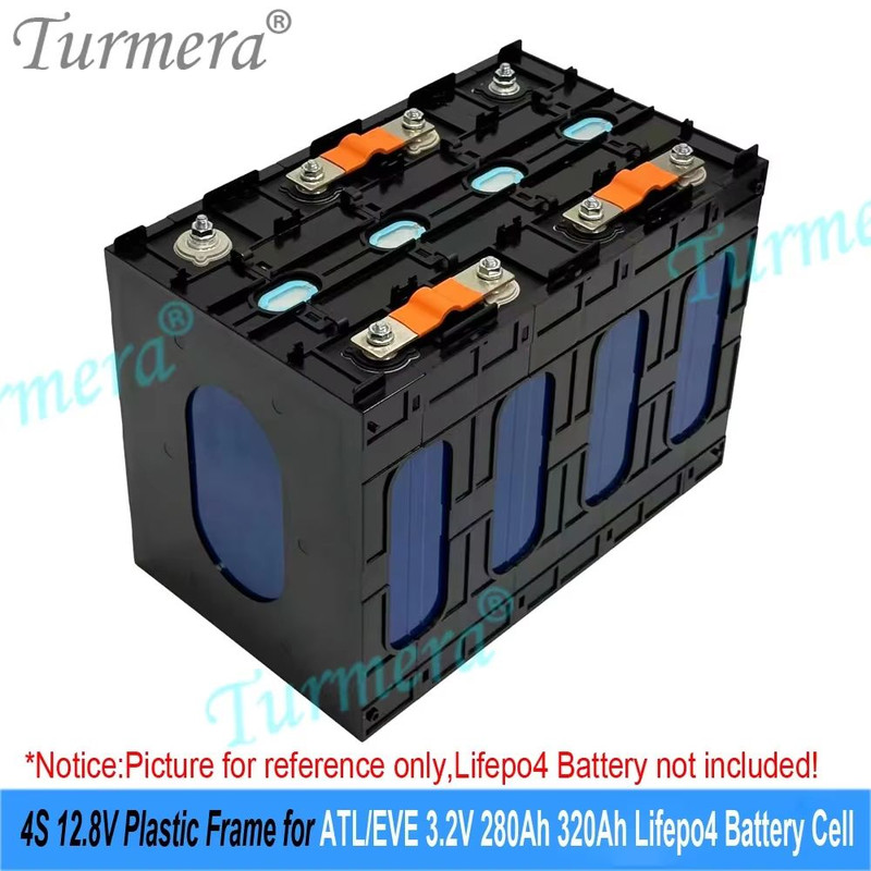 2025 FlameRetardant 12V Battery Frame For Lifepo4 Cells HeavyDuty ABSPC Plastic Holder With Latche 5