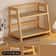 NaturalWood Rattan Desktop Organizer Wooden Storage Shelf Countertop Spice Rack 6