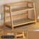 NaturalWood Rattan Desktop Organizer Wooden Storage Shelf Countertop Spice Rack 7