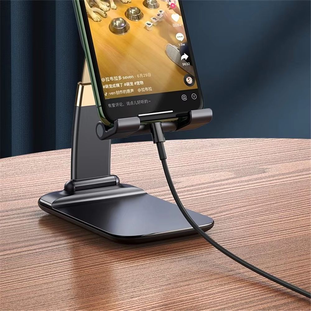 Foldable ABS Adjustable Phone  Tablet Stand  Portable Desk Holder For Smartphones And IPads 4