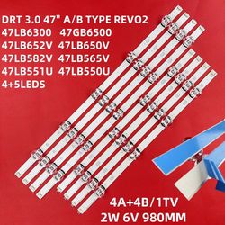led backlight strip replacement for lg 47lb6500 / 47lb5700 / 47lb5800 series – high brightness led bar set