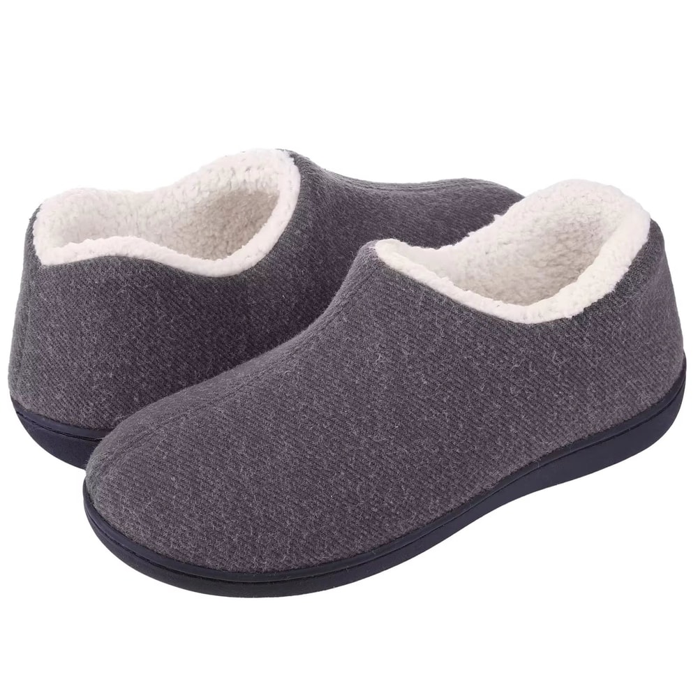 Bebealy Womens Fuzzy Warm Cotton Slippers Indoor Outdoor Comfort Shoes 8