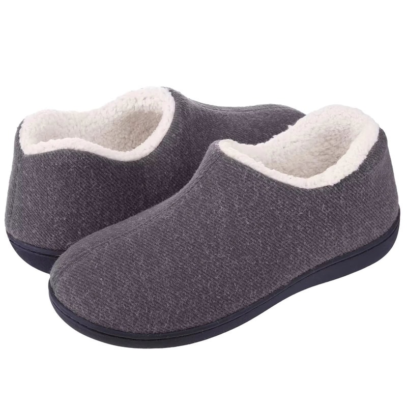 Bebealy Womens Fuzzy Warm Cotton Slippers Indoor Outdoor Comfort Shoes 8