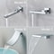 Chrome Rainfall Shower Faucet Set 23 Way Brass Diverter Mixer Tap 4