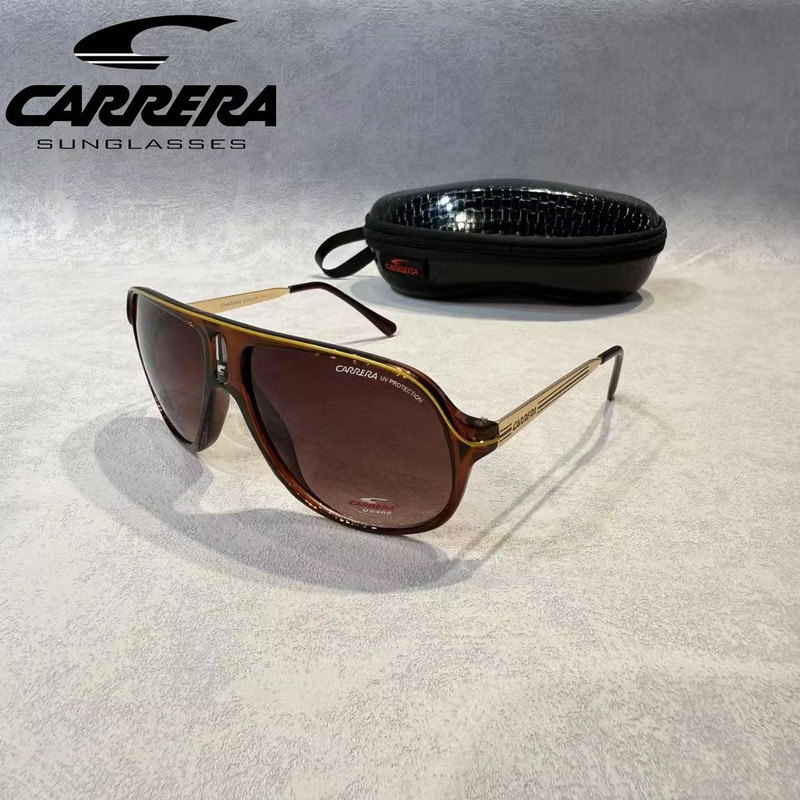 Carrera CA020 Oversized Vintage Sunglasses Unisex Retro Square Eyewear For Driving Outdoor Style 0
