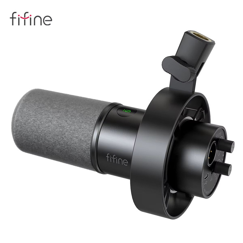 FIFINE K688 USBXLR Dynamic Microphone StudioGrade Sound For Streaming Podcasting Voice Recording 0