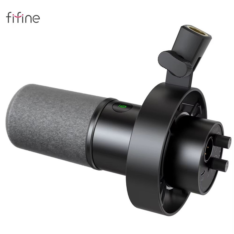 FIFINE K688 USBXLR Dynamic Microphone StudioGrade Sound For Streaming Podcasting Voice Recording 6