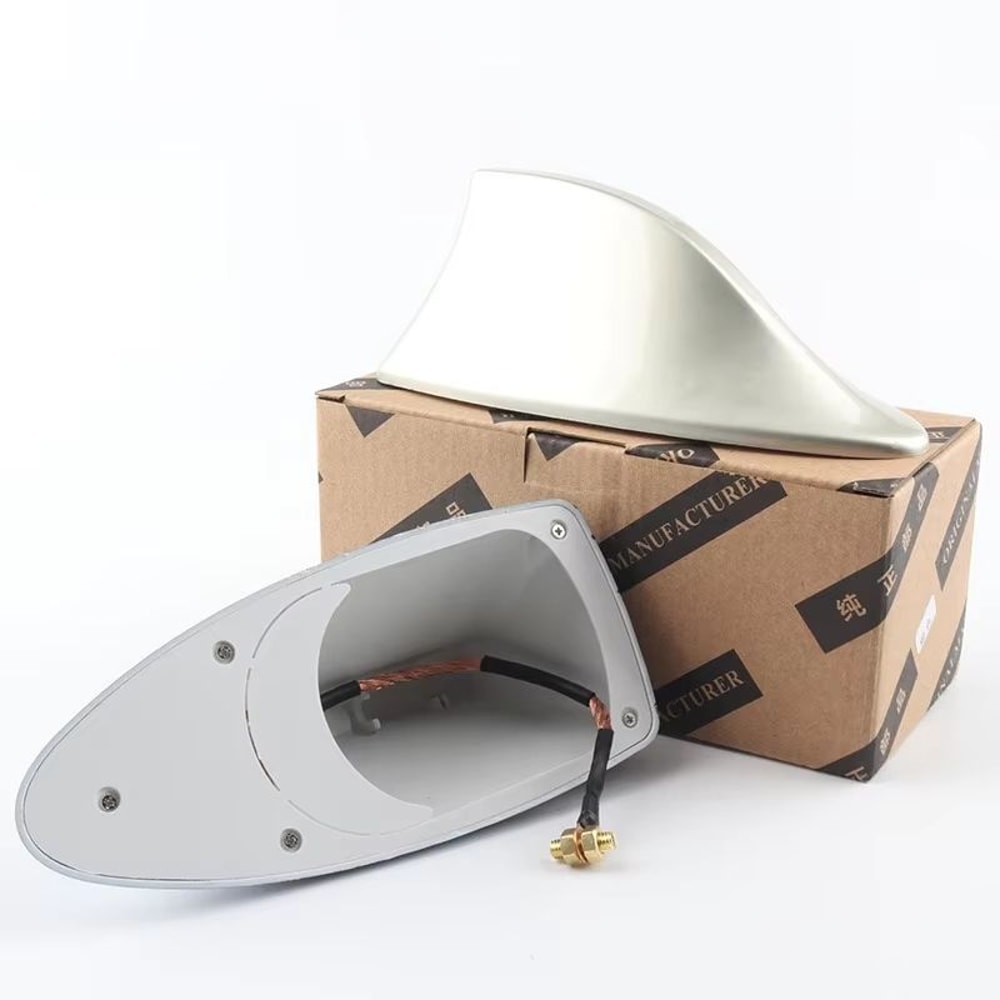 Universal Shark Fin Car Antenna Sleek Roof Aerial For FMAM Signal Enhancement And Style 11