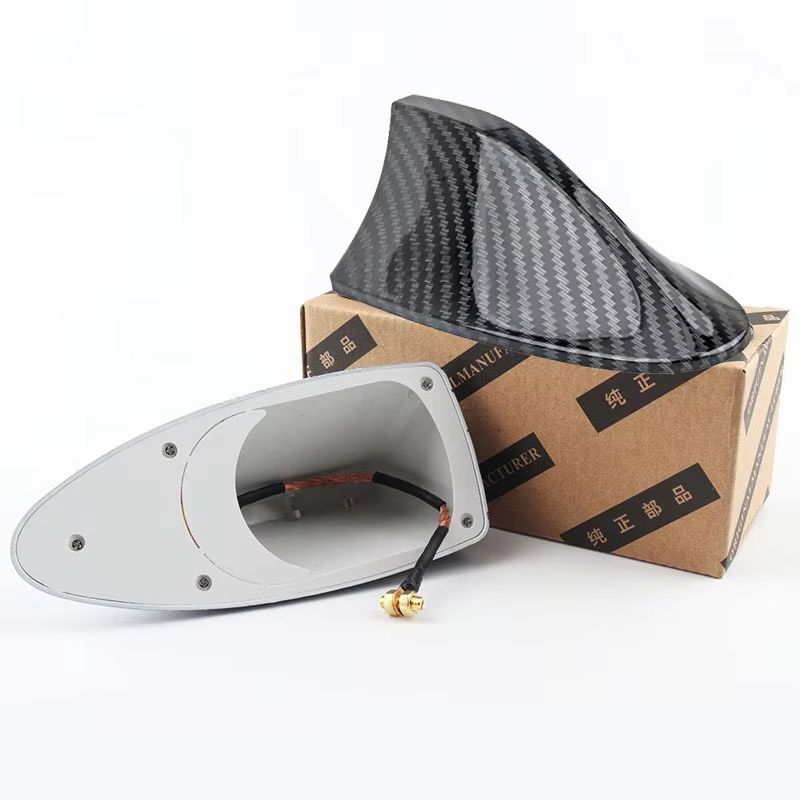 Universal Shark Fin Car Antenna Sleek Roof Aerial For FMAM Signal Enhancement And Style 12