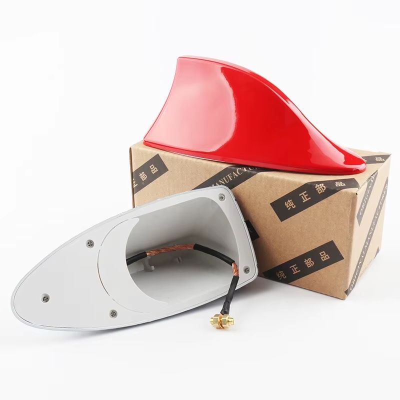 Universal Shark Fin Car Antenna Sleek Roof Aerial For FMAM Signal Enhancement And Style 6