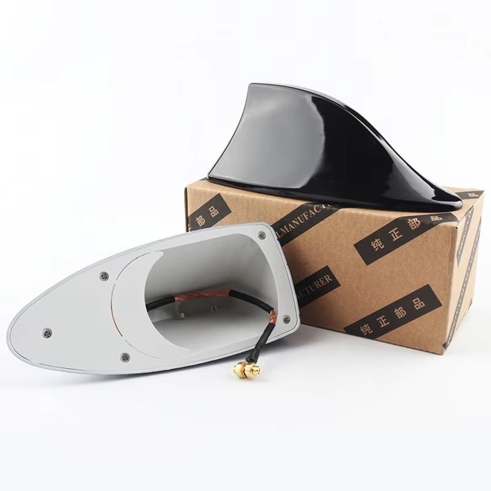 Universal Shark Fin Car Antenna Sleek Roof Aerial For FMAM Signal Enhancement And Style 7