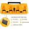 DCB104 4Port LiIon Battery Charger Fast MultiPort 3A Charger For Dewalt 108V60V FlexVolt Batteries 3