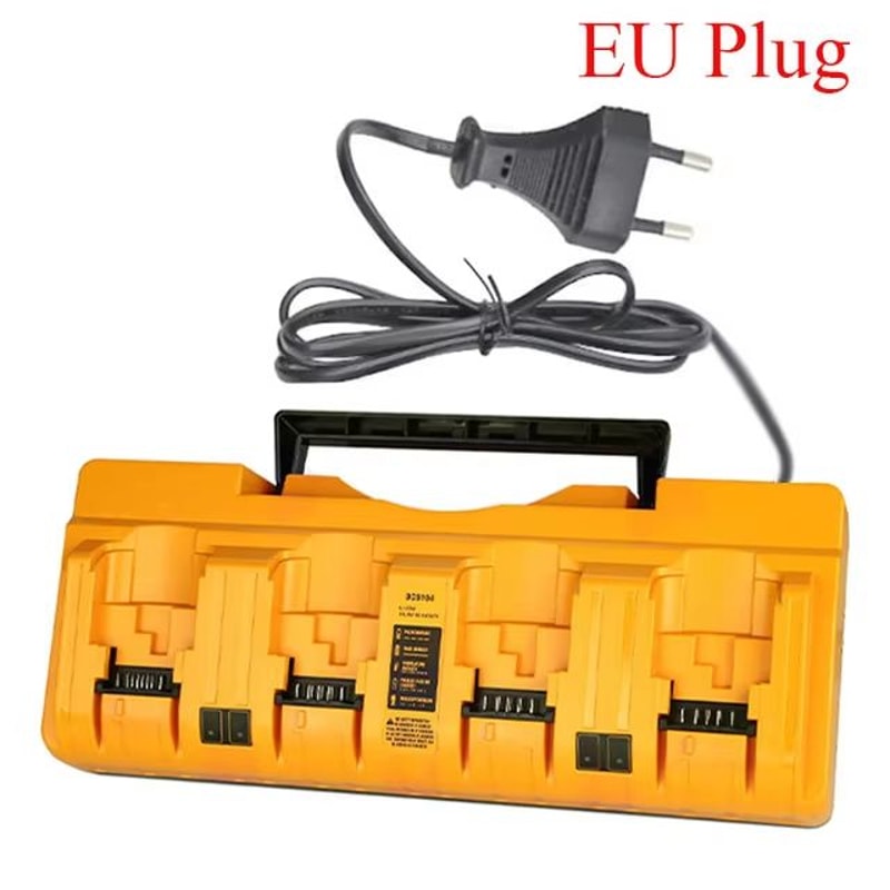 DCB104 4Port LiIon Battery Charger Fast MultiPort 3A Charger For Dewalt 108V60V FlexVolt Batteries 6