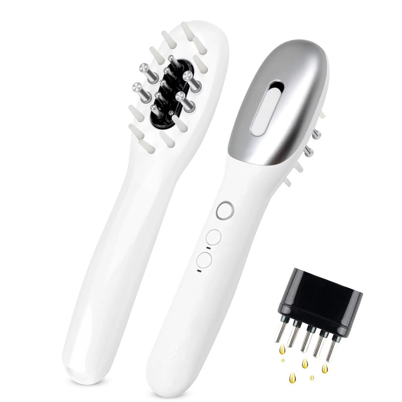3in1 EMS Hair Growth Comb With Red Blue Light Therapy Scalp Massager And Hair Oil Dispenser For A 0