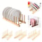 MultiFunctional Wooden Dish Drying Rack Kitchen Countertop Organizer With Drainboard For Tableware 0