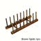 MultiFunctional Wooden Dish Drying Rack Kitchen Countertop Organizer With Drainboard For Tableware 13