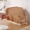 MultiFunctional Wooden Dish Drying Rack Kitchen Countertop Organizer With Drainboard For Tableware 5