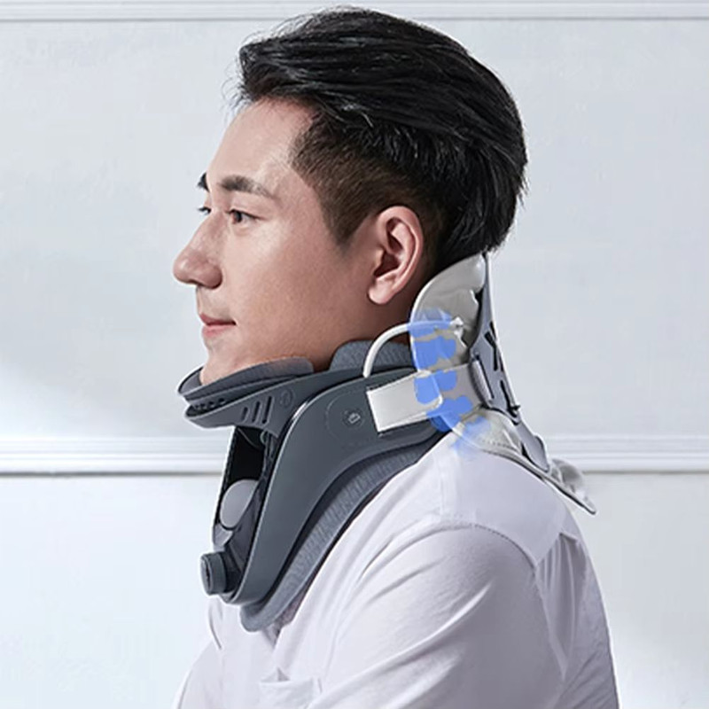 Adjustable Cervical Neck Traction Device With Airbag Support Pain Relief Posture Correction 1