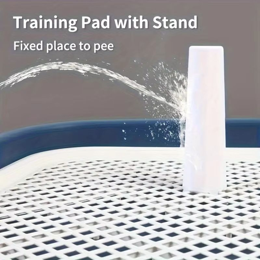 Reusable Dog Potty Training Toilet With Removable Grid Tray Hygienic Indoor Pee Pad Holder For Pet 3