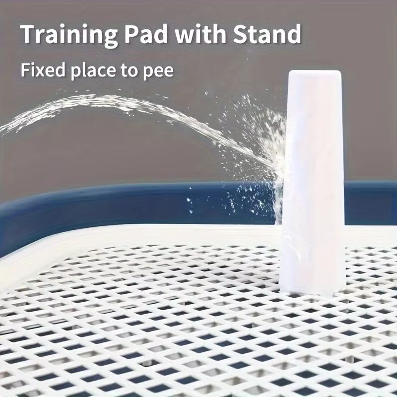 Reusable Dog Potty Training Toilet With Removable Grid Tray Hygienic Indoor Pee Pad Holder For Pet 3