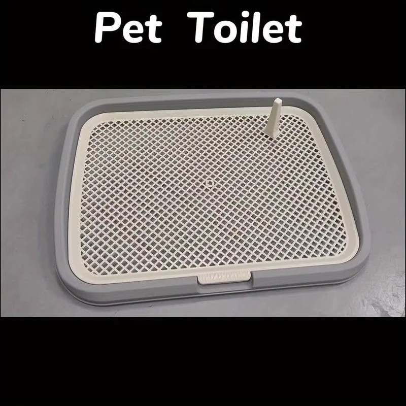 Reusable Dog Potty Training Toilet With Removable Grid Tray Hygienic Indoor Pee Pad Holder For Pet 5