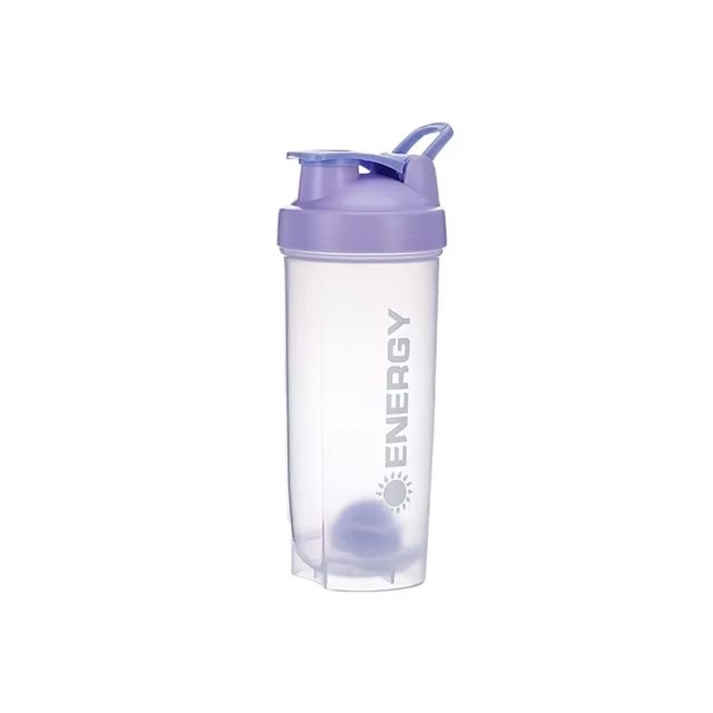 LeakProof Protein Shaker Sports Water Bottle With Powder Compartment 500700ML Portable Travel Jui 8